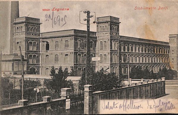 ac4189 - CARTOLINA D'EPOCA - Milano Provincia -  LEGNANO  1905