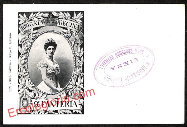 ai5327 - CARTOLINA D'EPOCA - Siena Città - 9° Reggimento Fanteria