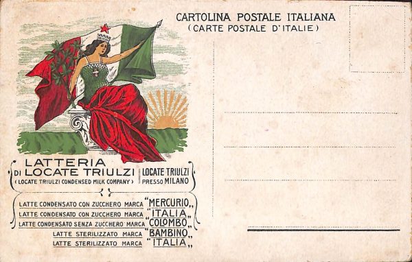 ac4197 - CARTOLINA D'EPOCA - Milano Provincia -  LOCATE DI TIULZI
