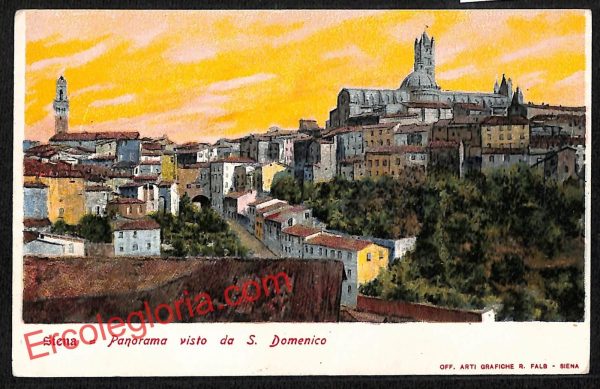 ai5334 - CARTOLINA D'EPOCA - Siena Città - Panorama