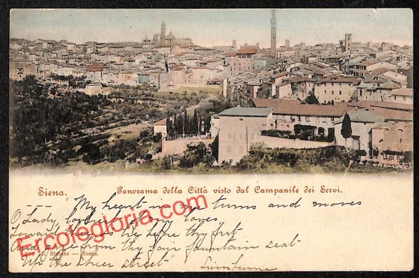 ai5349 - CARTOLINA D'EPOCA - Siena Città - Panorama
