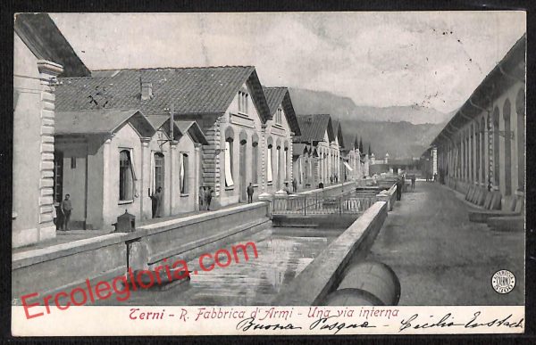 ai7620 - CARTOLINA D' EPOCA - Terni Città - Fabbrica d' Armi