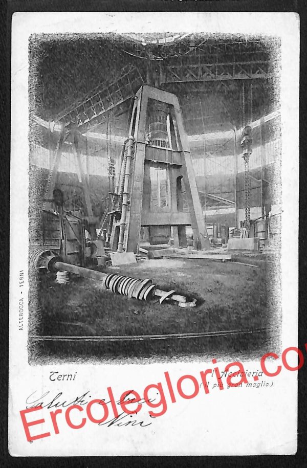 ai7625 - CARTOLINA D' EPOCA - Terni Città - L' Acciaieria