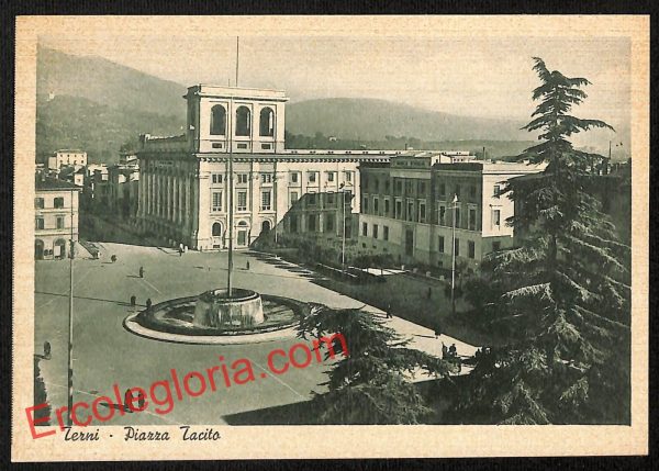 ai7631 - CARTOLINA D' EPOCA - Terni Città - Piazza Tacito