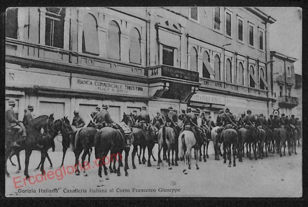 ag1809 - CARTOLINA D'EPOCA - Gorizia Città - Corso Francesco Giuseppe 1917