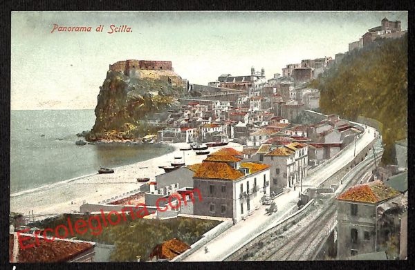 ah9641 - CARTOLINA D'EPOCA - Reggio Calabria Provincia - Scilla