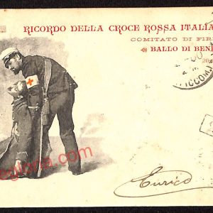 ae7393 - CARTOLINA D'EPOCA - Firenze Città - Croce Rossa Italiana