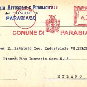 ac4247 - CARTOLINA D'EPOCA - Milano Provincia -  PARABIAGO  1941