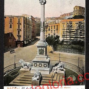 ag9670 - CARTOLINE D'EPOCA - Napoli Città - Colonna dei Martini
