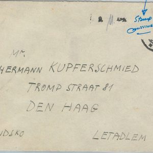 62473 - Czechoslovakia - POSTAL HISTORY - COVER to HOLLAND 1945: TEMPORARY STAMP