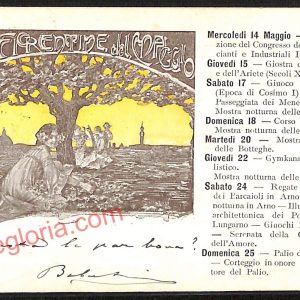 ae7395 - CARTOLINA D'EPOCA - Firenze Città - Feste Fiorentine del Maggio