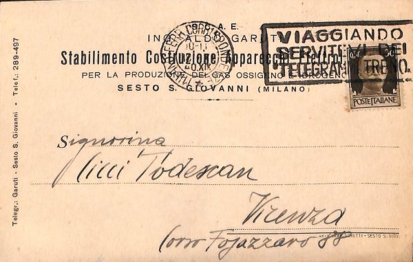 ac4273 - CARTOLINA D'EPOCA - Milano Provincia - SESTO SAN GIOVANNI
