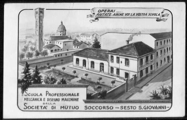 ac4274 - CARTOLINA D'EPOCA - Milano Provincia - SESTO SAN GIOVANNI
