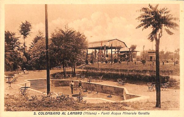 ac4278 - CARTOLINA D'EPOCA - Milano Provincia - SAN COLOMBANO AL LAMBRO