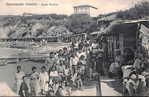 ac8193 - CARTOLINA D'EPOCA - Livorno Provincia - Quercianella  1921