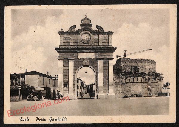 ag0347 - CARTOLINA D'EPOCA - Forlì Città - Piazza Garibaldi