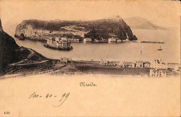 ab8367 - CARTOLINA  D'EPOCA - Napoli  Provincia  - NISIDA  1899