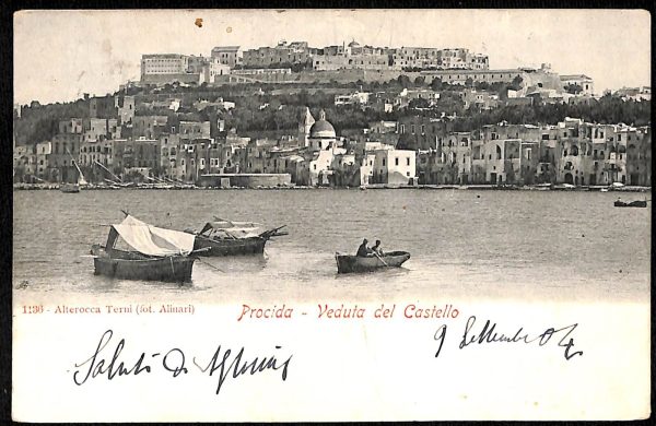 ab8411 - CARTOLINA  D'EPOCA - Napoli  Provincia  - PROCIDA  1904