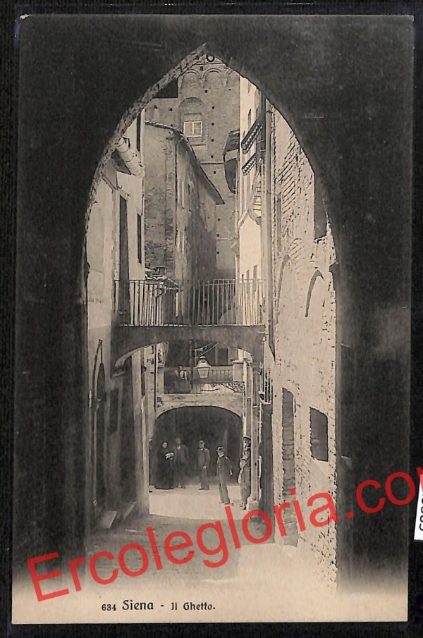 ai5385 - CARTOLINA D'EPOCA - Siena Città - Il Ghetto
