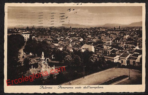 ah4674 - CARTOLINA D'EPOCA - Palermo Città - Panorama