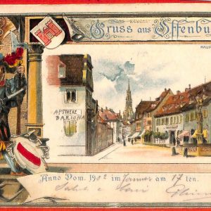 aa7869 - Ansichtskarten VINTAGE POSTCARD: GERMANY Deutschland - Offenburg GRUSS