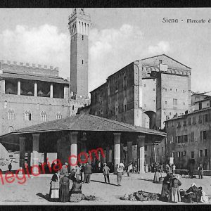 ai5396 - CARTOLINA D'EPOCA - Siena Città - Mercato degli Erbaggi