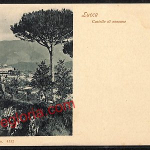 ag6085 - CARTOLINA D'EPOCA - Lucca Città - Castello di Nozzano
