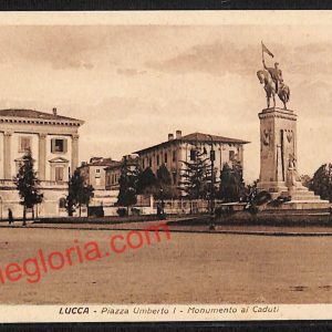 ag6087 - CARTOLINA D'EPOCA - Lucca Città - Monumento ai Caduti