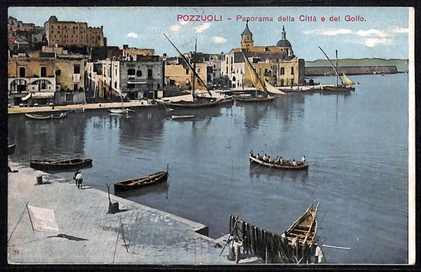 ab8426 - CARTOLINA  D'EPOCA - Napoli  Provincia  - POZZUOLI  1907