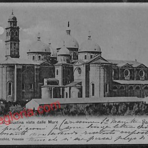 ah4171 - CARTOLINA D'EPOCA - Padova Città - Chiesa di San Giustina