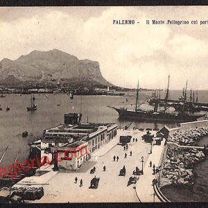 ah4700 - CARTOLINA D'EPOCA - Palermo Città - Il Monte Pellegrino