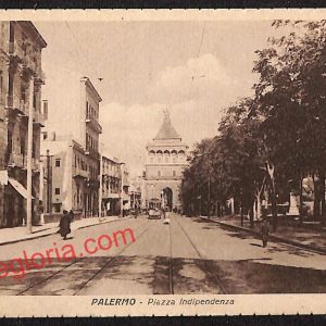 ah4701 - CARTOLINA D'EPOCA - Palermo Città - Piazza Indipendenza