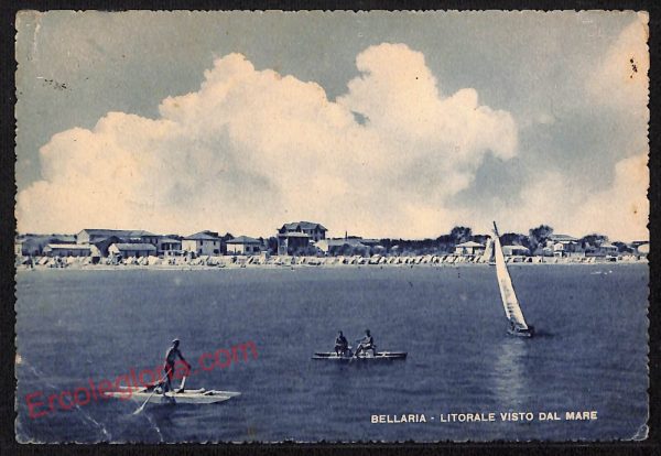 ag0418 - CARTOLINA D'EPOCA - Forlì Provincia - Bellaria