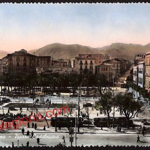 ah4713 - CARTOLINA D'EPOCA - Palermo Città - Piazza Castelnuovo