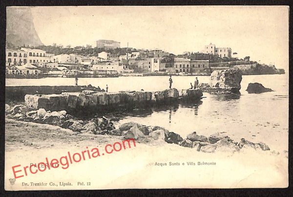ah4716 - CARTOLINA D'EPOCA - Palermo Città - Villa Belmonte