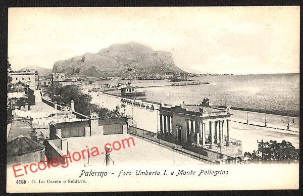 ah4717 - CARTOLINA D'EPOCA - Palermo Città - Foro Umberto I