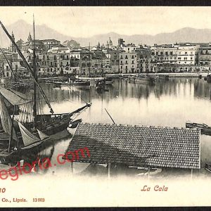 ah4718 - CARTOLINA D'EPOCA - Palermo Città - La Cala