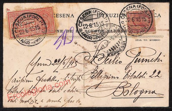ag0446 - CARTOLINA D'EPOCA - Forlì Provincia - Cesena