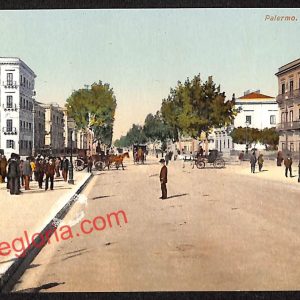 ah4722 - CARTOLINA D'EPOCA - Palermo Città - Via della Libertà