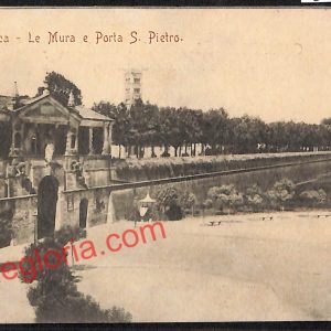 ag6106 - CARTOLINA D'EPOCA - Lucca Città - Le Mure e Porta S. Pietro