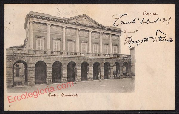 ag0456 - CARTOLINA D'EPOCA - Forlì Provincia - Cesena  1909