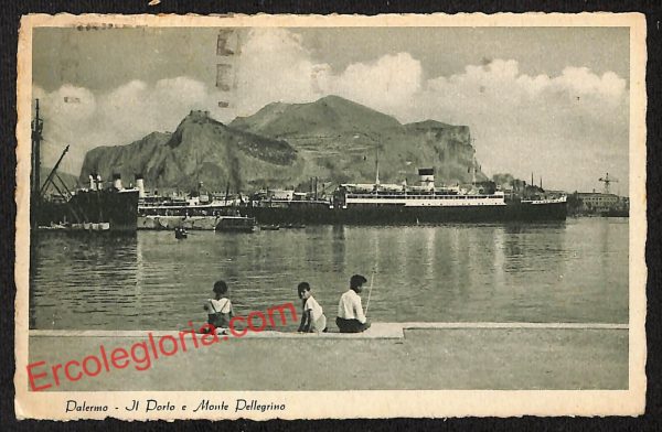 ah4739 - CARTOLINA D'EPOCA - Palermo Città - Monte Pellegrino