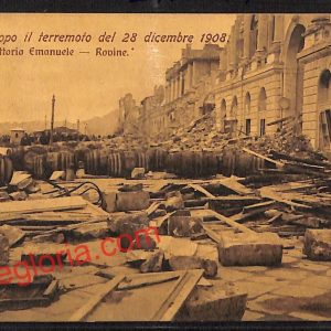 ag8596 - CARTOLINA D'EPOCA - Messina Città - Caserma dei Carabinieri