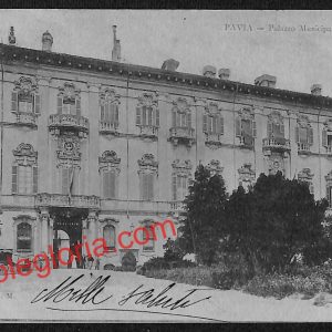 ah5841 - CARTOLINA  D'EPOCA - Pavia Città - Palazzo Municipale