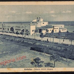 ag0492 - CARTOLINA D'EPOCA - Forlì Provincia - Cattolica  1942