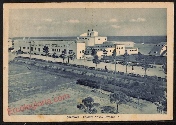 ag0492 - CARTOLINA D'EPOCA - Forlì Provincia - Cattolica  1942