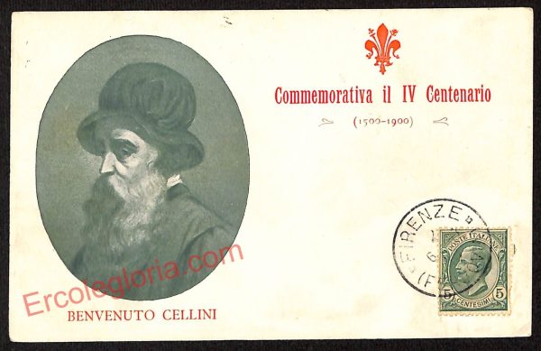 ae7402 - CARTOLINA D'EPOCA - Firenze Città - Commemorativa il IV Centenario