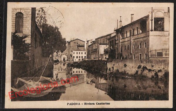 ah4175 - CARTOLINA D'EPOCA - Padova Città - Riviera Cantarine