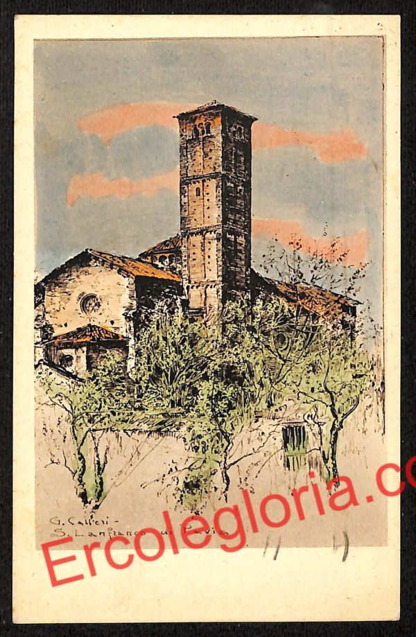 ah5849 - CARTOLINA  D'EPOCA - Pavia Città - San Lanfranco