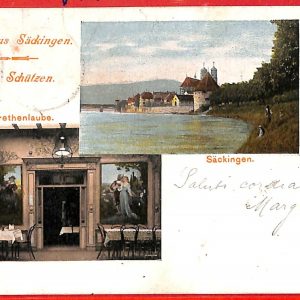 aa7887 - Ansichtskarten VINTAGE POSTCARD: GERMANY Deutschland - Bad Saeckingen